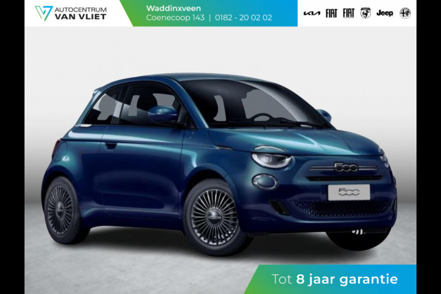 Fiat 500 Hybrid Torino Launch Edition | Uit voorraad leverbaar | Clima | Carplay | PDC | Priv Glass | Ocean Green