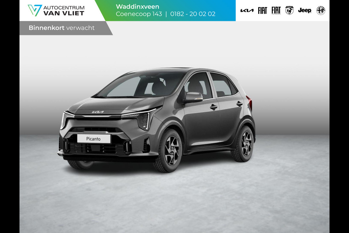 Kia Picanto 1.0 GDi GT-Line | Actieprijs* | Levering november | Schuif/kanteldak | Stoel & Stuurverwarming | Dode hoek assistent | Clima. | GT-Line Bekleding