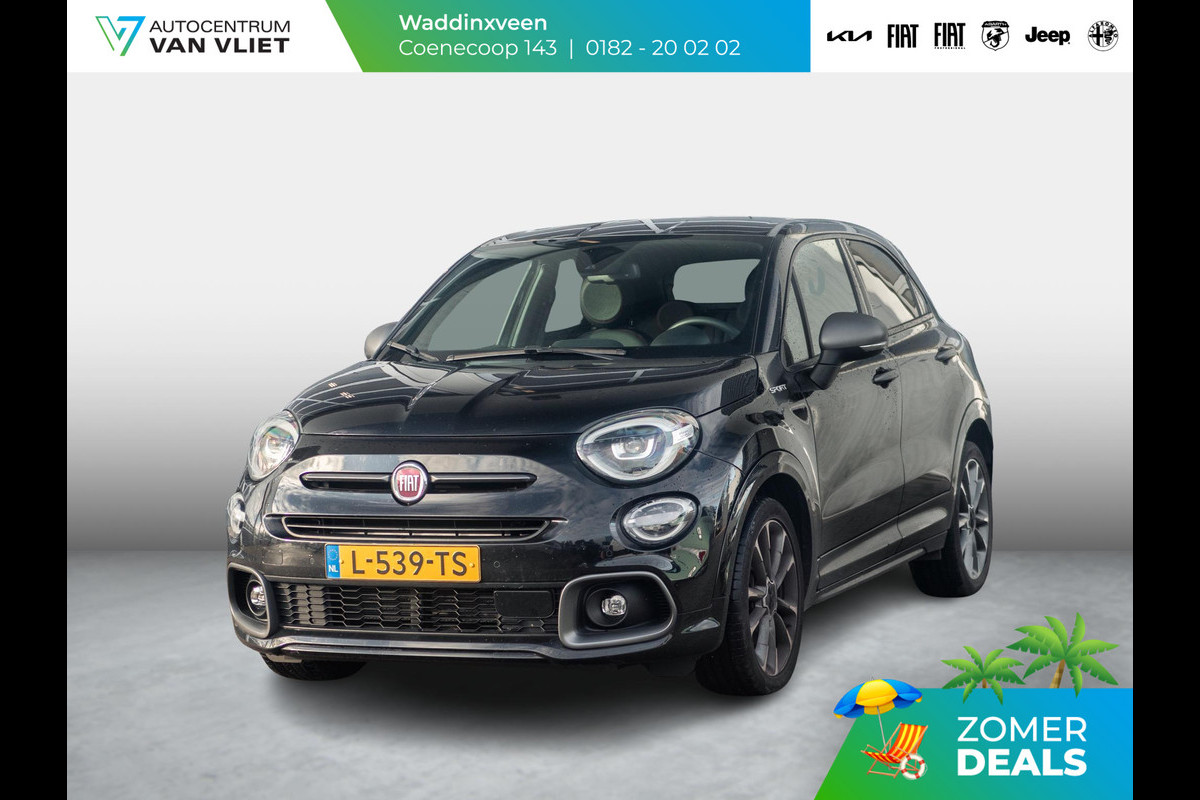 Fiat 500X 1.3 Turbo 150pk Sport l Automaat l Navi l Clima l Camera | Apple Carplay | PDC | 18" | Priv. Glass