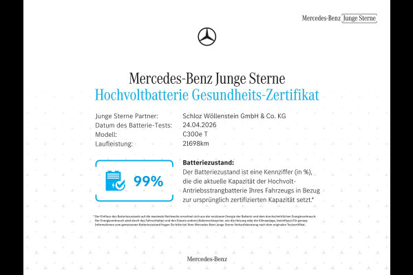 Mercedes-Benz C-Klasse Estate 300e AMG ** HIGH LED, NAVI+, STOELVENT, LEDER, WINTER, DISTR. ** UNFALLFREI - Ex. MB-AG ** ** INFORMEER OOK NAAR ONZE AANTREKKELIJKE FINANCIAL-LEASE TARIEVEN **