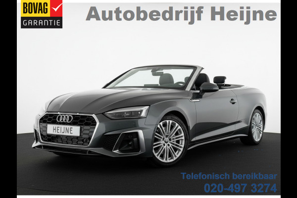 Audi A5 Cabriolet 40 TFSI 204PK S-TRONIC S-LINE SPORT LEDER/CAMERA/CARPLAY