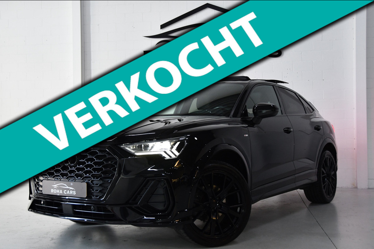 Audi Q3 Sportback 35 TFSI S-Line Pano, Blackline, Camera