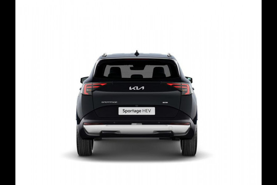 Kia Sportage 1.6 T-GDi Hybrid Black Edition Advanced | Actieprijs* | Navi. | Clima. | Adapt. Cruise. | Stoel&Stuur Verwarming | Panodak | Dodehoekassistentie | Black Edition Zwart Suede/Leder Bekleding