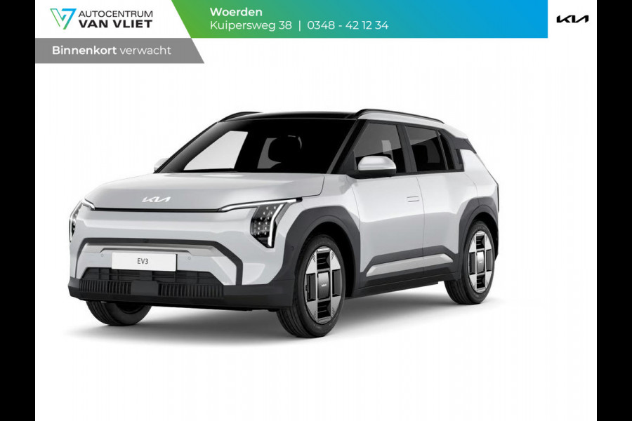 Kia EV3 GT-PlusLine 81.4 kWh | Actieprijs* | Navi. | Clima. | Adapt. Cruise. | Dodehoekassistentie | Stoel&Stuur Verwarming | Glazen Schuif-/Kanteldak | Harman Kardon | Vegan Lederen Stoelbekleding 'GT-Line' | Dodehoekcamera