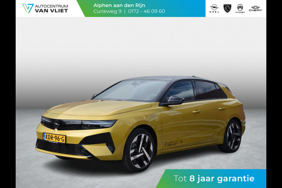 Opel Astra Electric 58 kWh Ultimate | Schuif / kanteldak | Alcantara bekleding | LED Intellilux verlichting | Parkeersensoren met camera |