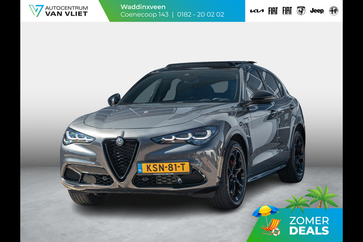 Alfa Romeo Stelvio 2.0 Turbo 280pk AWD Veloce | Schuif/Kanteldak | Harman Kardon | Adapt. Cruise | Matrix LED | Winter Pack | Apple Carplay