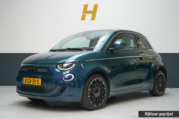 Fiat 500E La Prima 42 kWh | SoH 94,9% | Navigatie | Carplay | Climate control | Cruise control | Lm velgen |