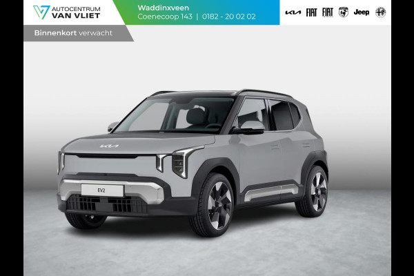 Kia EV2 Plus Advanced 42.2 kWh | 5p. | Actieprijs* | Navi. | Clima. | Adapt. Cruise | Stoel&Stuur Verwarming | 15L Frunk | Harman Kardon | Glazen Kanteldak