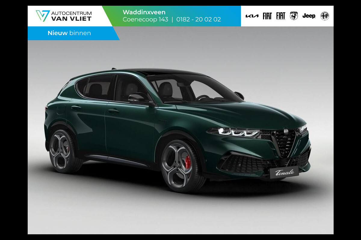 Alfa Romeo Tonale 1.3 Ibrida Plug-In Q4 270pk AWD Veloce | Teck Pack | Schuif/Kanteldak | Harman Kardon | 20"  | Bicolore