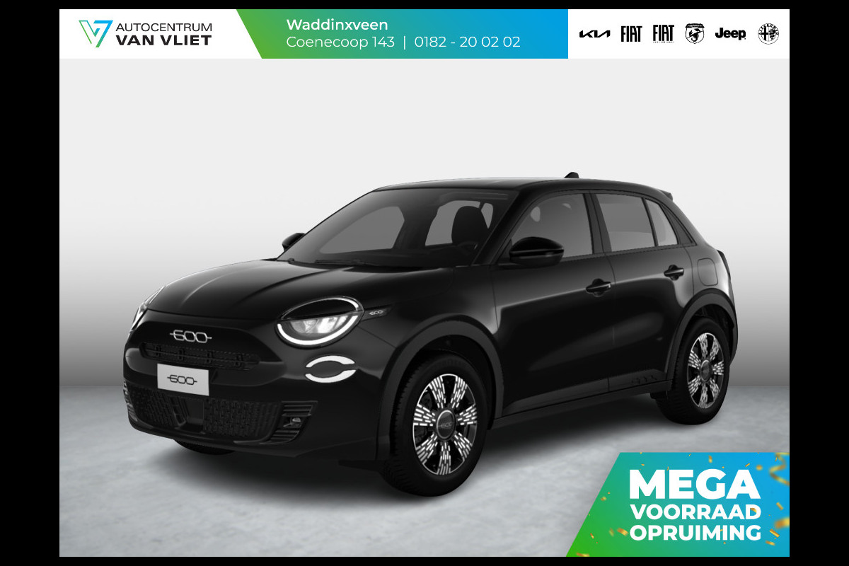 Fiat 600 1.2 Hybrid Icon | Clima | Navi | Keyless | Camera | Apple Carplay