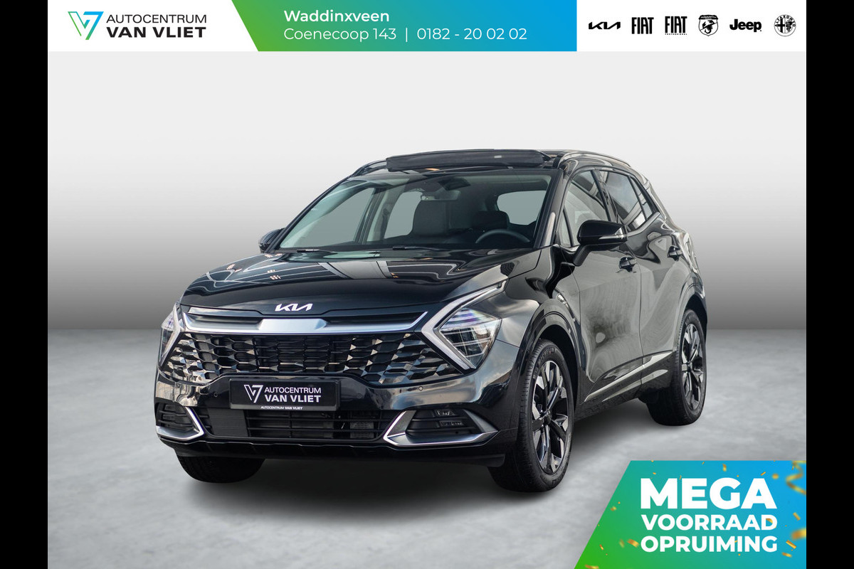 Kia Sportage 1.6 T-GDi Plug-in Hybrid AWD DynamicPlusLine | Uit voorraad leverbaar | Panodak | Stoel & stuurverwarming | Navi. | Clima. | Adapt. Cruise. | Dodehoekassistentie