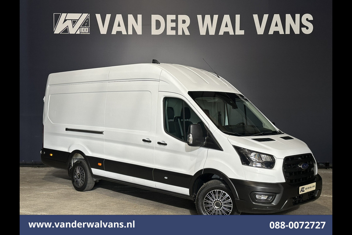 Ford Transit 2.0 TDCI 131pk L4H3 Euro6 Airco | Camera | Cruisecontrol | Verwarmde voorruit Parkeersensoren, Bijrijdersbank