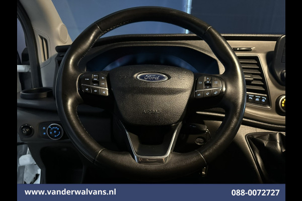 Ford Transit 2.0 TDCI 131pk L4H3 Euro6 Airco | Camera | Cruisecontrol | Verwarmde voorruit Parkeersensoren, Bijrijdersbank