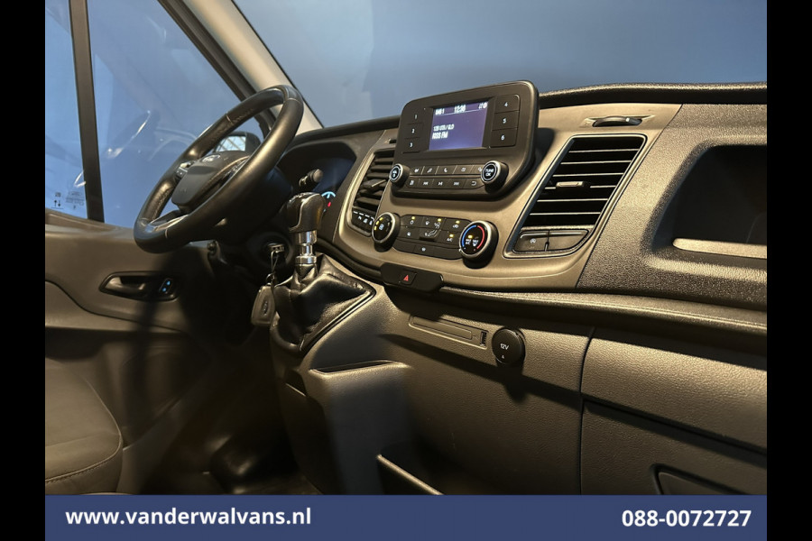 Ford Transit 2.0 TDCI 131pk L4H3 Euro6 Airco | Camera | Cruisecontrol | Verwarmde voorruit Parkeersensoren, Bijrijdersbank