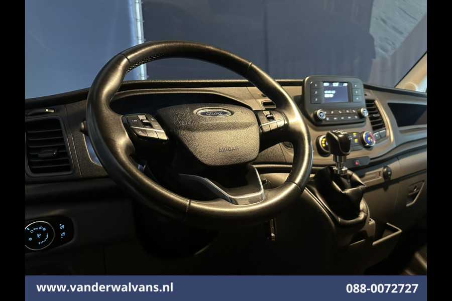 Ford Transit 2.0 TDCI 131pk L4H3 Euro6 Airco | Camera | Cruisecontrol | Verwarmde voorruit Parkeersensoren, Bijrijdersbank