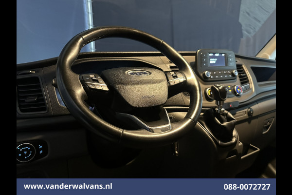 Ford Transit 2.0 TDCI 131pk L4H3 Euro6 Airco | Camera | Cruisecontrol | Verwarmde voorruit Parkeersensoren, Bijrijdersbank