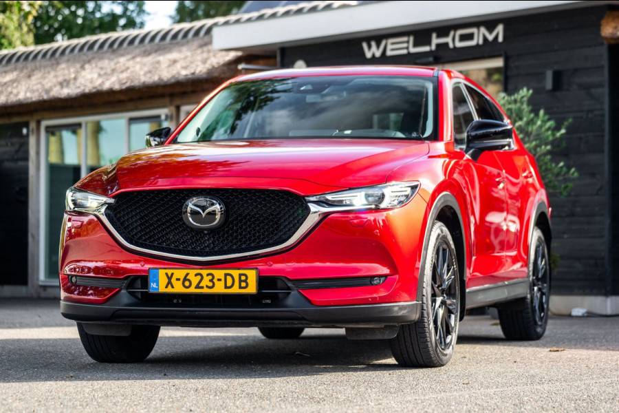 Mazda CX-5 2.5 4WD SkyActiv-G 194 Signature Automaat I Bose I 360 Camera I Leder Alcantara I Head Up I Adaptive Cruise