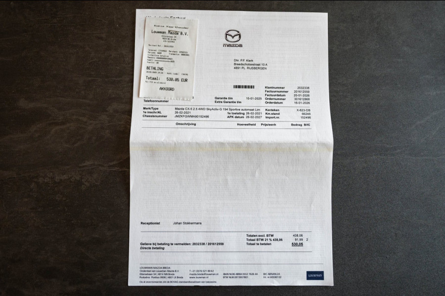 Mazda CX-5 2.5 4WD SkyActiv-G 194 Signature Automaat I Bose I 360 Camera I Leder Alcantara I Head Up I Adaptive Cruise