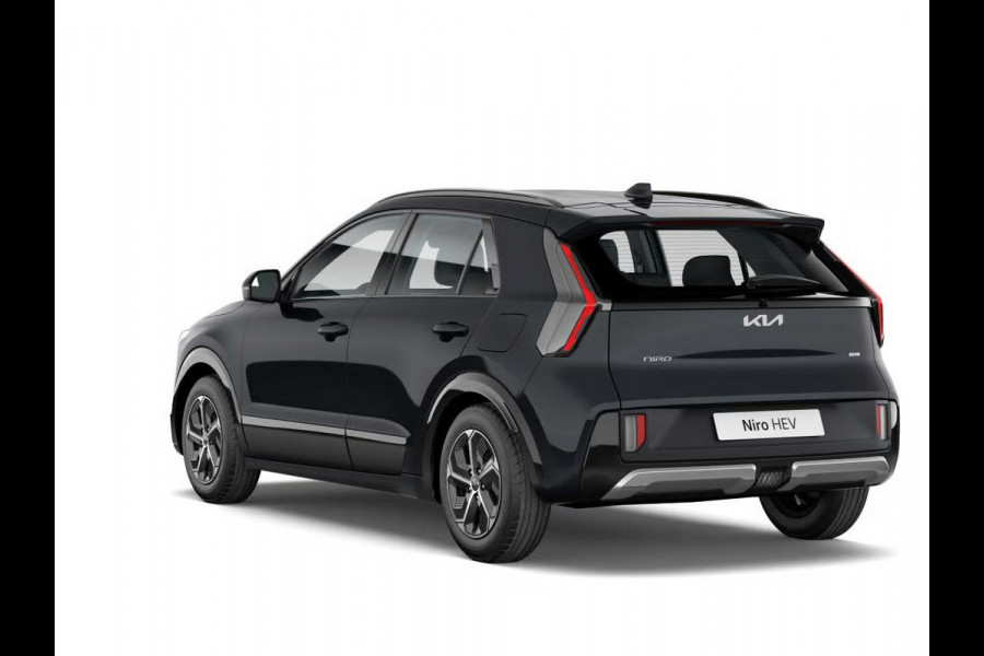 Kia Niro 1.6 GDi Hybrid DynamicLine | Actieprijs* | Navi. | Clima. | Achteruitrijcamera | Adapt. Cruise. | Parkeersensoren | Dakrails | Bekleding In Stof/Lederlook Combinatie