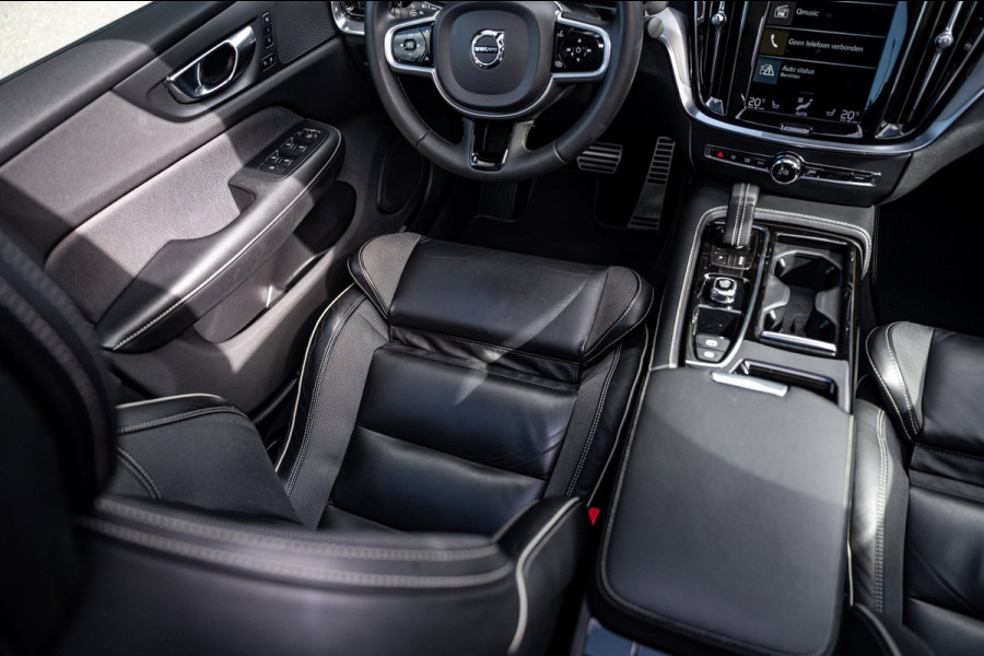 Volvo S60 2.0 Recharge T6 AWD R-Design Panoramadak I Camera I Memory I Leder I Adaptive Cruise I Pilot Assist