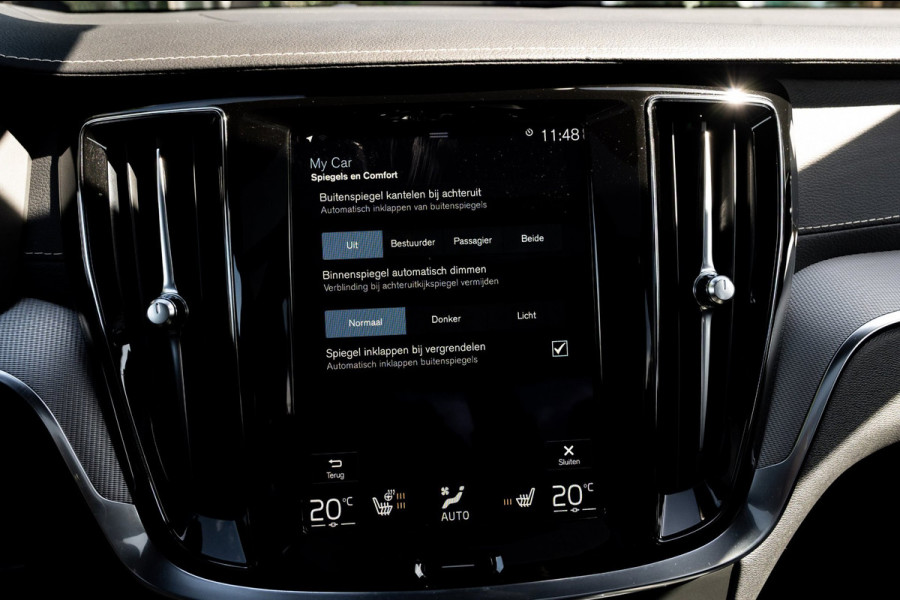 Volvo S60 2.0 Recharge T6 AWD R-Design Panoramadak I Camera I Memory I Leder I Adaptive Cruise I Pilot Assist