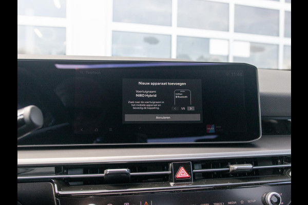 Kia Niro 1.6 GDi Hybrid DynamicPlusLine | Actieprijs* | Navi. | Clima. | Adapt. Cruise. | Parkeersensoren | Achteruitrijcamera | Bekleding In Lederlook | Dodehoekassistentie | Schuif-/Kanteldak | Stoel&Stuur Verwarming