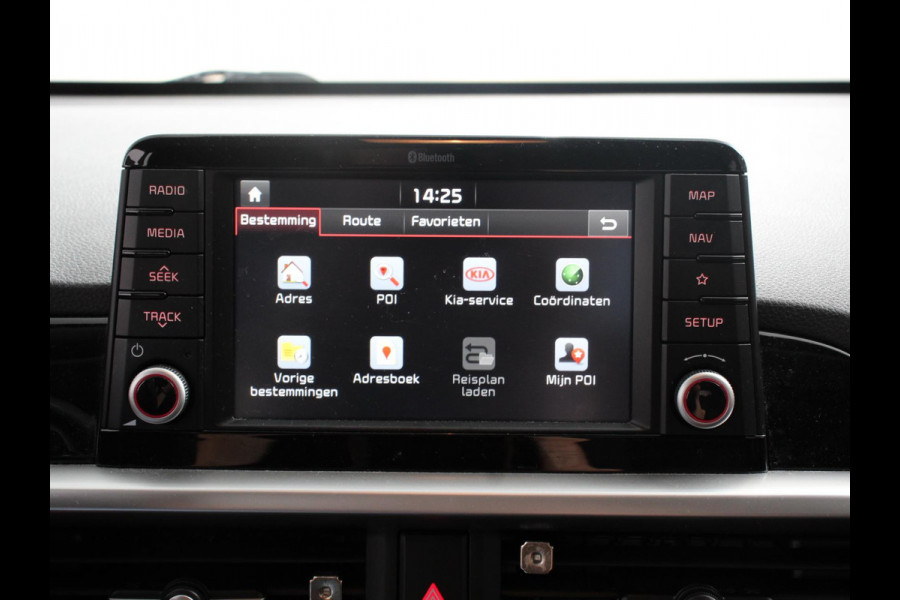 Kia Picanto 1.0 CVVT ComfortPlusLine Navigator Navigatie Lichtmetalen velgen Elektrische ramen Airco Camera Apple Carplay/ Android Auto