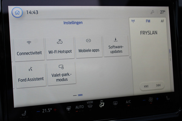 Ford Puma 1.0-125pk EcoBoost Mild-Hybrid ST-Line X. Fabr. garantie t/m 13-11-2029 ! Slechts 4.000km ! Autm. airco, adapt. cruise cntrl, navigatie, telefoonvoorb., elektr. pano-dak, stoel-, stuur- en voorraamverw., side- en lane assist, LED verl. etc.