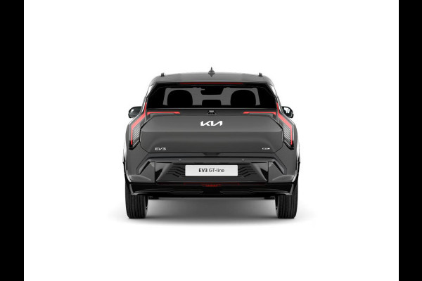 Kia EV3 GT-PlusLine 81.4 kWh | Actieprijs* | Navi. | Clima. | Adapt. Cruise. | Stoel&Stuur Verwarming | Glazen Kanteldak | Harman Kardon | Vegan Lederen Stoelbekleding 'GT-Line | Slimme Parkeerassistentie | Dodehoekcamera