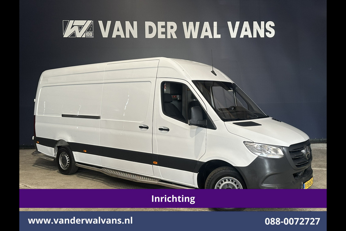 Mercedes-Benz Sprinter 311 CDI Automaat L3H2 *PostNL inrichting* Euro6 Airco | Camera | Schappen Doorloopdeur, 270 Gr. achterdeuren, Sidebars