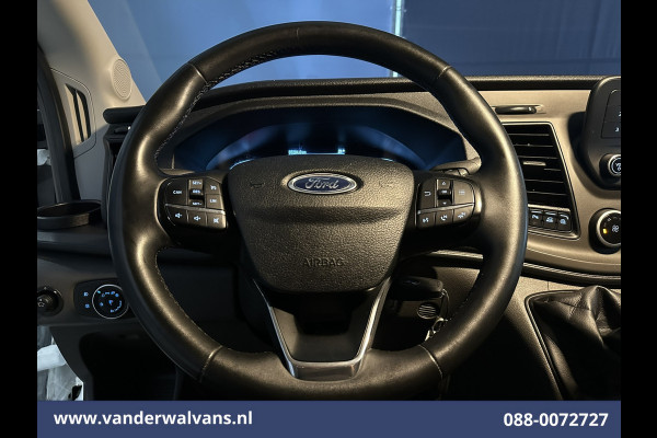 Ford Transit 2.0 TDCI 131pk L4H3 Euro6 Airco | Camera | Cruisecontrol | Verwarmde voorruit Parkeersensoren, Bijrijdersbank