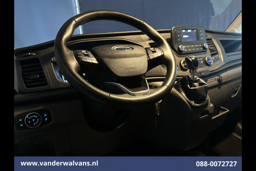 Ford Transit 2.0 TDCI 131pk L4H3 Euro6 Airco | Camera | Cruisecontrol | Verwarmde voorruit Parkeersensoren, Bijrijdersbank
