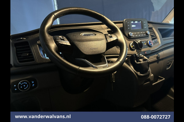 Ford Transit 2.0 TDCI 131pk L4H3 Euro6 Airco | Camera | Cruisecontrol | Verwarmde voorruit Parkeersensoren, Bijrijdersbank