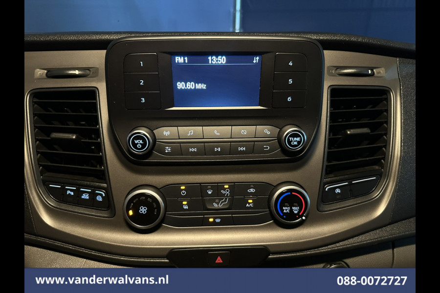 Ford Transit 2.0 TDCI 131pk L4H3 Euro6 Airco | Camera | Cruisecontrol | Verwarmde voorruit Parkeersensoren, Bijrijdersbank
