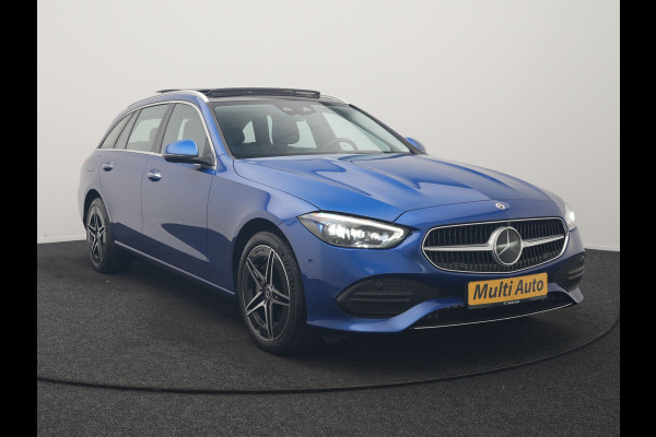 Mercedes-Benz C-Klasse Estate 300 e Avantgarde PHEV Long Range 313pk Dealer O.H | Trekhaak Af Fabriek | Panodak | Adaptive Cruise | Head Up | 360 Camera | Digital LED | Lederen Sportstoelen Verwarmd | Keyless | Sfeerverlichting | Apple Carplay | Virtual | Navigatie | DAB | Plug In Hybrid |