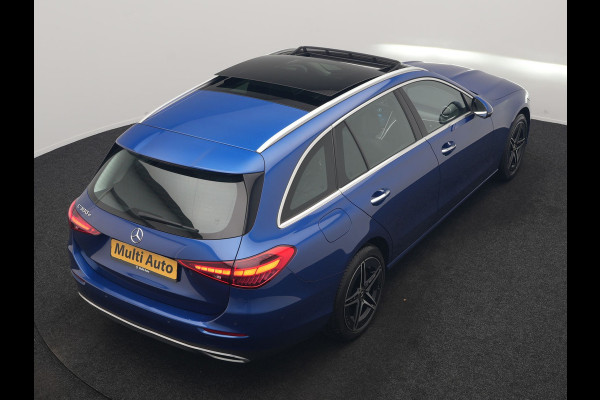 Mercedes-Benz C-Klasse Estate 300 e Avantgarde PHEV Long Range 313pk Dealer O.H | Trekhaak Af Fabriek | Panodak | Adaptive Cruise | Head Up | 360 Camera | Digital LED | Lederen Sportstoelen Verwarmd | Keyless | Sfeerverlichting | Apple Carplay | Virtual | Navigatie | DAB | Plug In Hybrid |