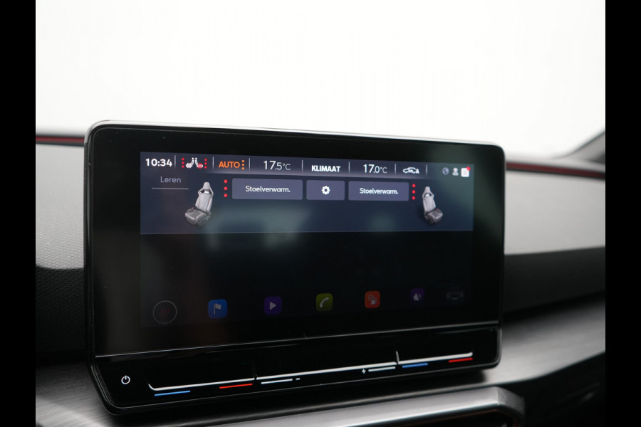 CUPRA Leon Sportstourer 1.4 e-Hybrid PHEV 245pk Dealer O.H | Trekhaak | Adaptive Cruise | Sportstoelen & Stuur Verwarmd | Apple Carplay | Sfeerverlichting | Keyless | Virtual | Navigatie | DAB | 19"L.M |