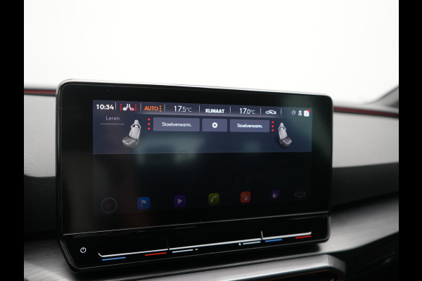 CUPRA Leon Sportstourer 1.4 e-Hybrid PHEV 245pk Dealer O.H | Trekhaak | Adaptive Cruise | Sportstoelen & Stuur Verwarmd | Apple Carplay | Sfeerverlichting | Keyless | Virtual | Navigatie | DAB | 19"L.M |