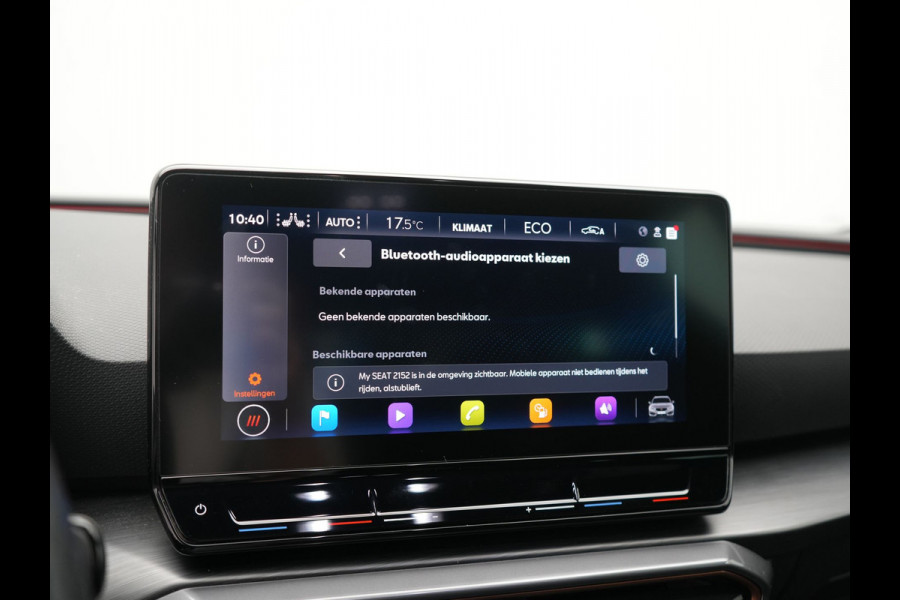 CUPRA Leon Sportstourer 1.4 e-Hybrid PHEV 245pk Dealer O.H | Trekhaak | Adaptive Cruise | Sportstoelen & Stuur Verwarmd | Apple Carplay | Sfeerverlichting | Keyless | Virtual | Navigatie | DAB | 19"L.M |