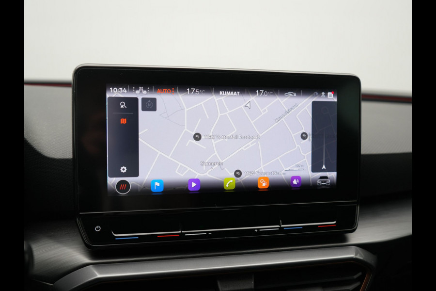 CUPRA Leon Sportstourer 1.4 e-Hybrid PHEV 245pk Dealer O.H | Trekhaak | Adaptive Cruise | Sportstoelen & Stuur Verwarmd | Apple Carplay | Sfeerverlichting | Keyless | Virtual | Navigatie | DAB | 19"L.M |