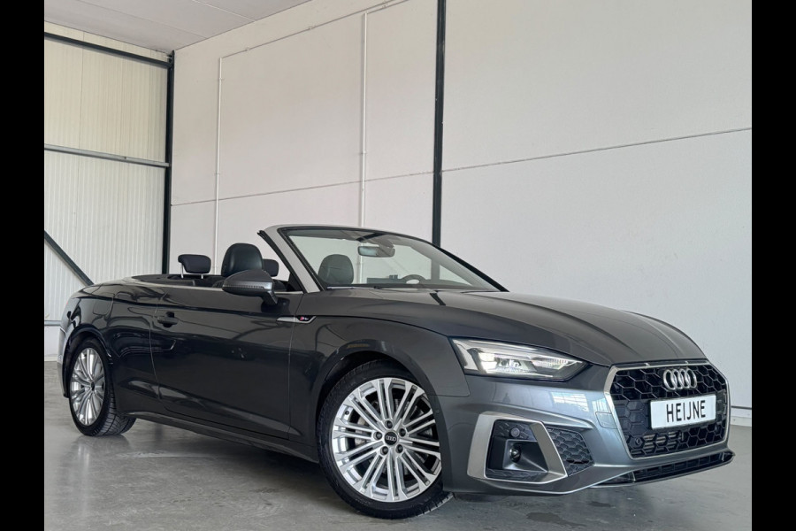 Audi A5 Cabriolet 40 TFSI 204PK S-TRONIC S-LINE SPORT LEDER/CAMERA/CARPLAY