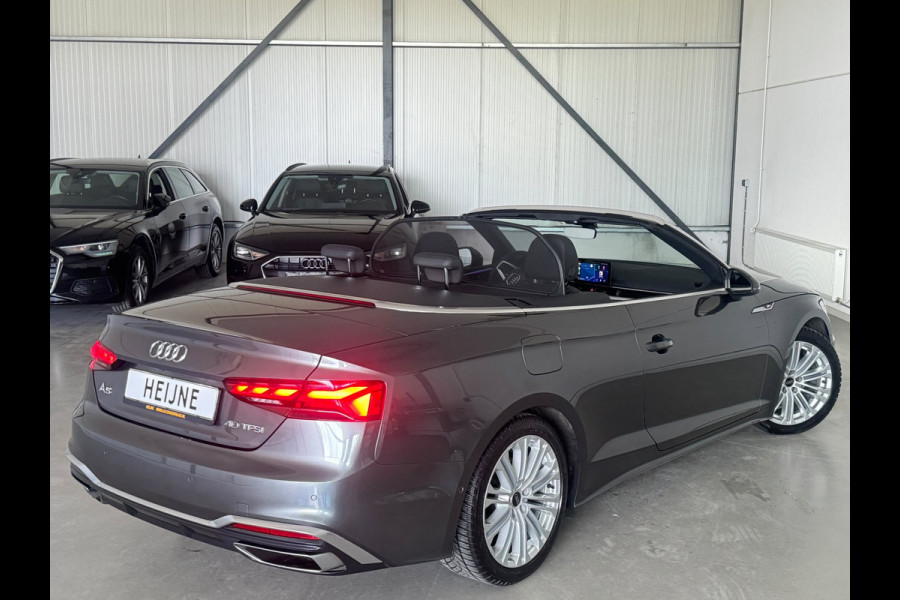 Audi A5 Cabriolet 40 TFSI 204PK S-TRONIC S-LINE SPORT LEDER/CAMERA/CARPLAY