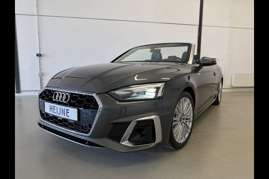 Audi A5 Cabriolet 40 TFSI 204PK S-TRONIC S-LINE SPORT LEDER/CAMERA/CARPLAY