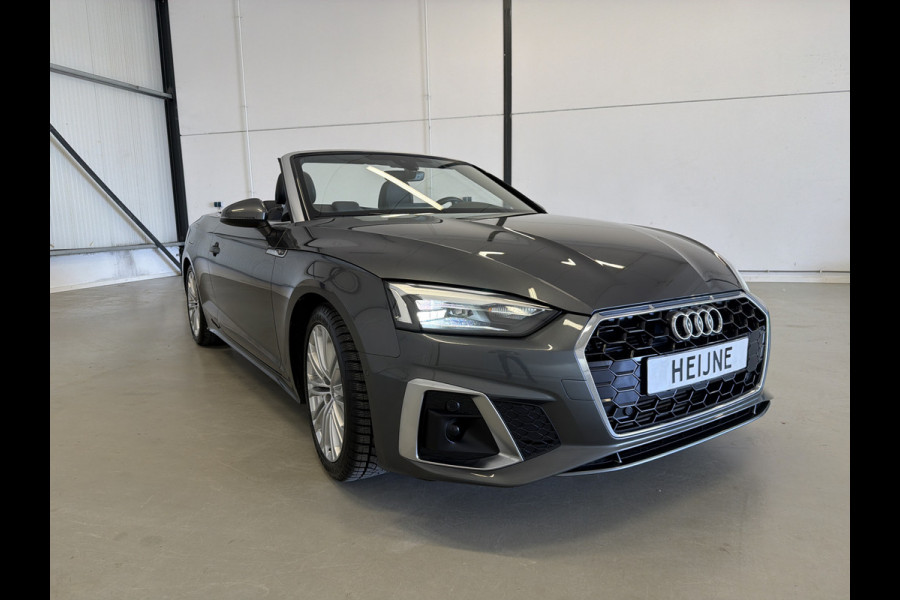 Audi A5 Cabriolet 40 TFSI 204PK S-TRONIC S-LINE SPORT LEDER/CAMERA/CARPLAY