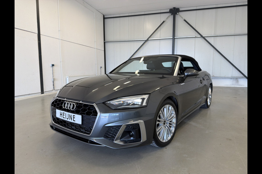 Audi A5 Cabriolet 40 TFSI 204PK S-TRONIC S-LINE SPORT LEDER/CAMERA/CARPLAY