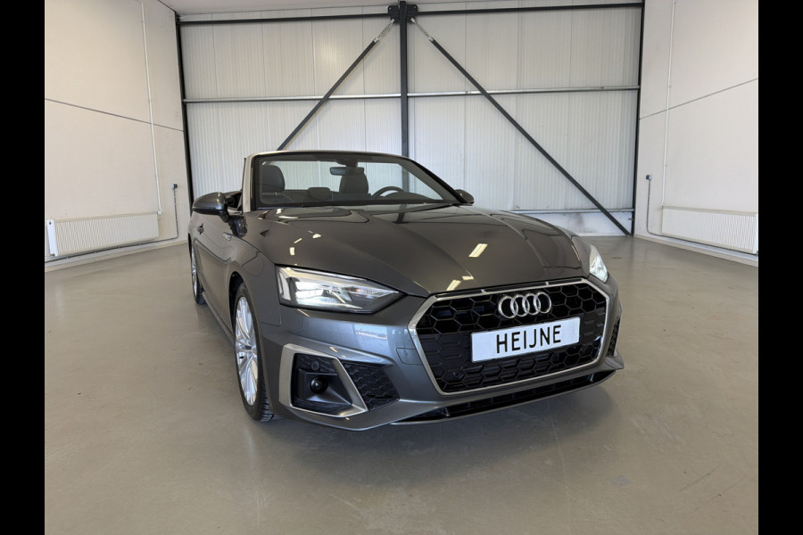 Audi A5 Cabriolet 40 TFSI 204PK S-TRONIC S-LINE SPORT LEDER/CAMERA/CARPLAY