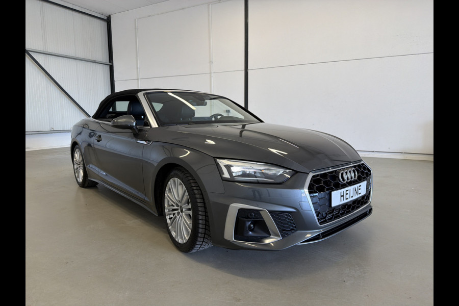 Audi A5 Cabriolet 40 TFSI 204PK S-TRONIC S-LINE SPORT LEDER/CAMERA/CARPLAY