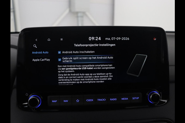 Hyundai Kona 1.6 GDI HEV Comfort Smart | Trekhaak | Adaptive cruise | Camera | Carplay | KRELL sound | Full LED | Park assist | Climate control | Navigatie |