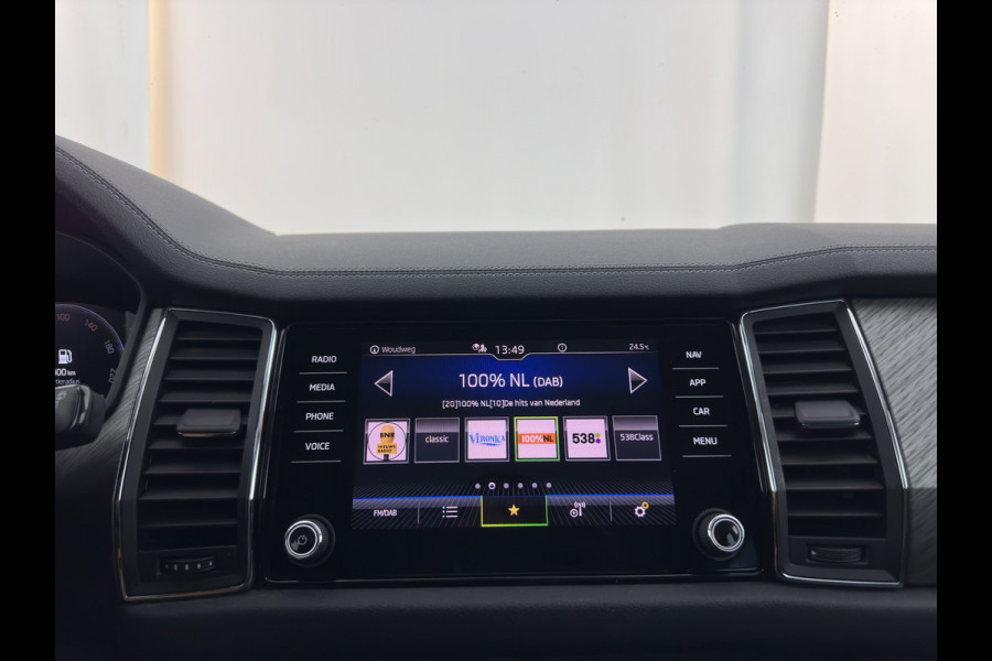 Škoda Kodiaq 1.5 TSI Business Edition [7-Pers.] (INCL.BTW) Aut. *LEATHER-FABRIC | FULL-LED | DIGI-COCKPIT | ADAPTIVE-CRUISE | HEATED-COMFORTSEATS | CAMERA | KEYLESS | NAVI-FULLMAP | AMBIENT-LIGHT | DAB+ | SHIFT-PADDLES | ECC | PDC | 19''AL