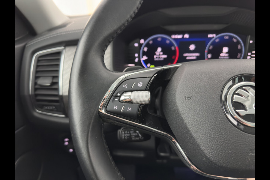 Škoda Kodiaq 1.5 TSI Business Edition [7-Pers.] (INCL.BTW) Aut. *LEATHER-FABRIC | FULL-LED | DIGI-COCKPIT | ADAPTIVE-CRUISE | HEATED-COMFORTSEATS | CAMERA | KEYLESS | NAVI-FULLMAP | AMBIENT-LIGHT | DAB+ | SHIFT-PADDLES | ECC | PDC | 19''AL